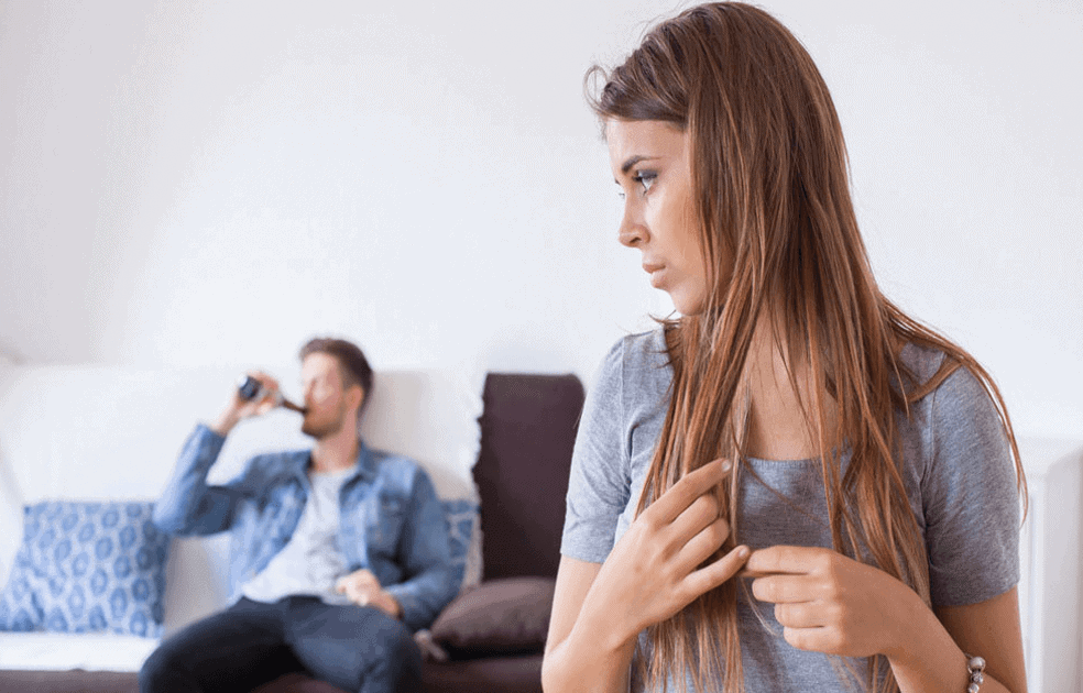 person drinking too much alcohol, struggling with alcoholism