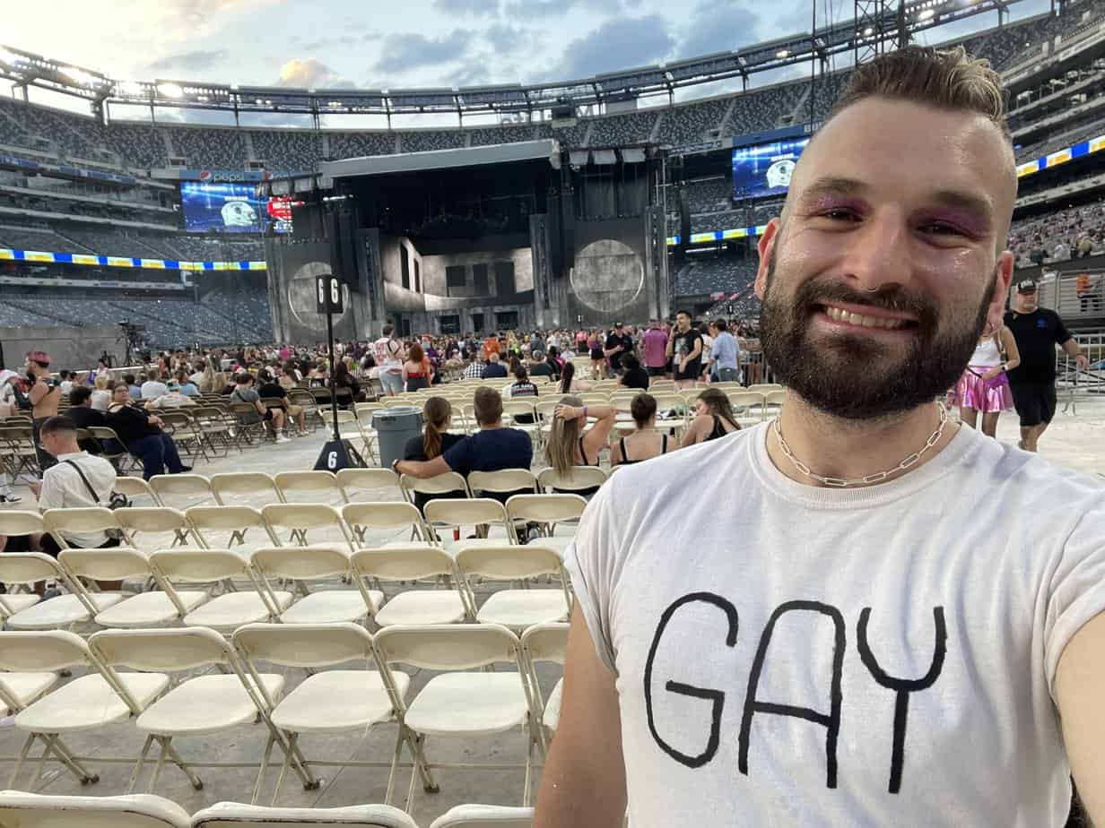 vincent at a concert