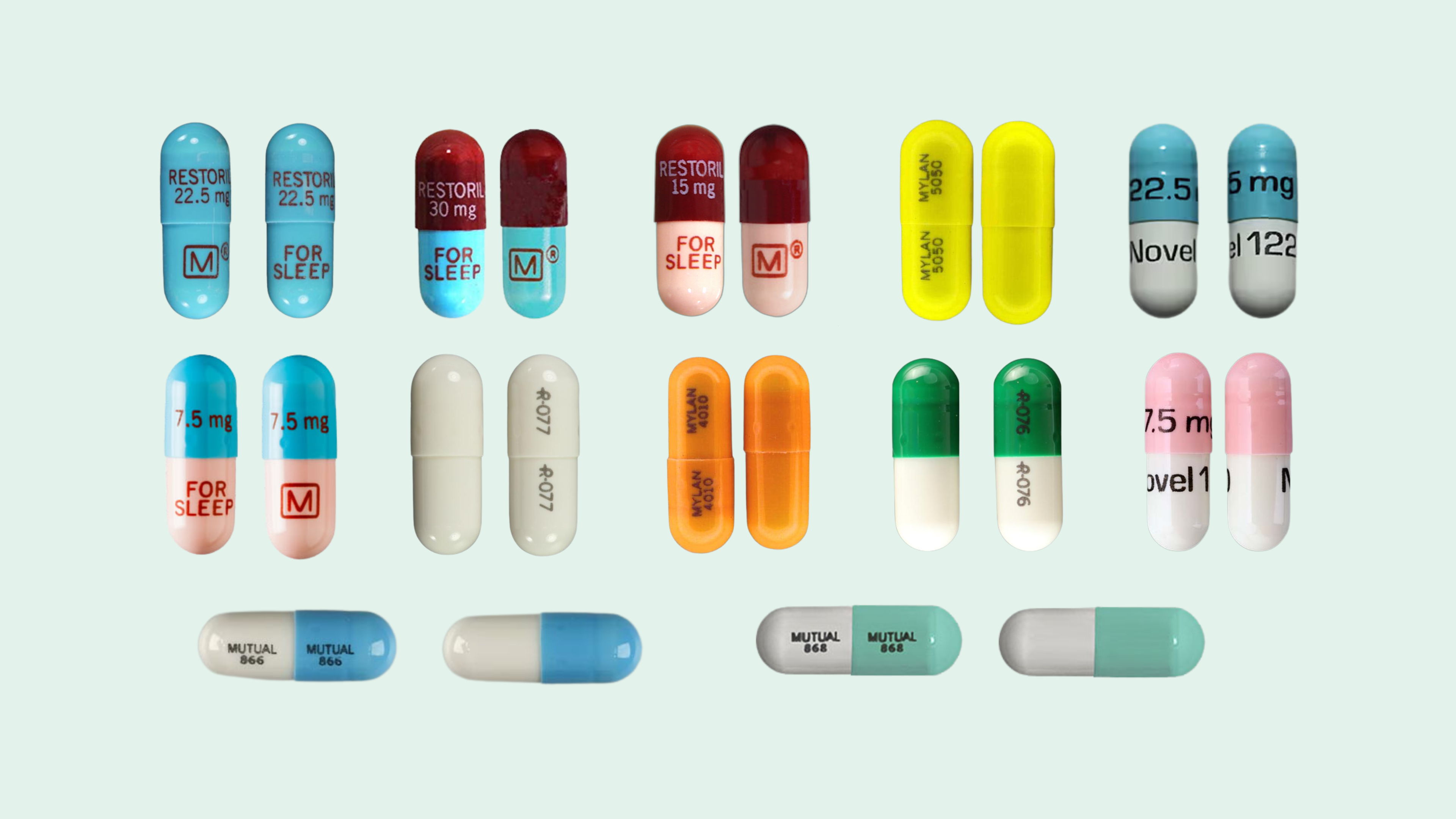 temazepam restoril pills